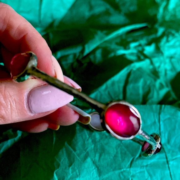 Ippolita Rock Candy Silver Red Pearl Inside Bracelet Not Used - Picture 9 of 16